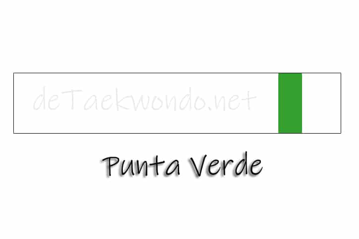 Examen cinturón punta verde taekwondo ITF