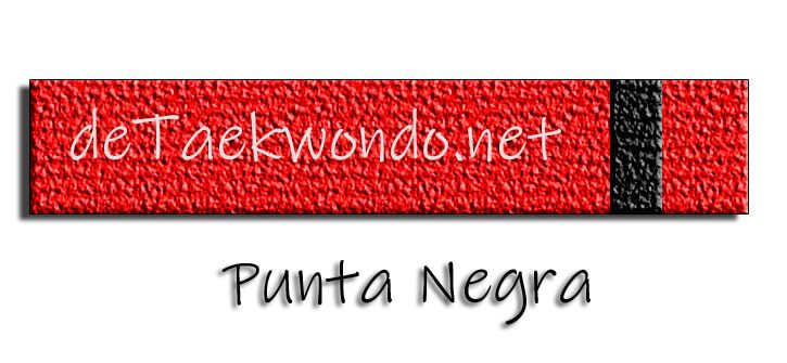 Significado del cinturón rojo punta negra en taekwondo ITF