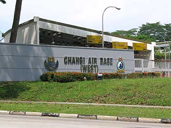Base Aérea Changi - Entrada oeste