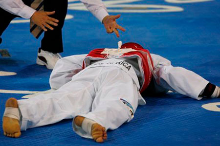 Lesiones en taekwondo: Conmoción cerebral