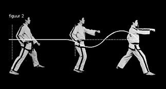 movimiento oscilante en taekwondo