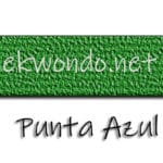 Cinturón punta azul taekwondo ITF