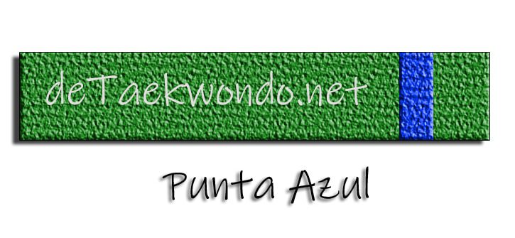 Cinturón punta azul taekwondo ITF
