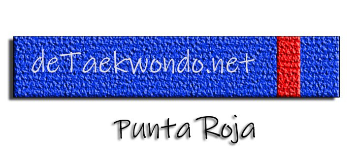 Cinturón punta roja taekwondo ITF