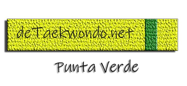 Cinturón punta verde taekwondo ITF